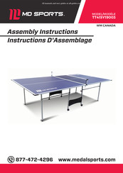 MD SPORTS TT415Y19003 Instructions D'assemblage