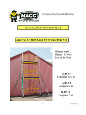 macc 5 Notice De Montage Et D'utilisation