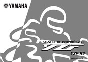 Yamaha YZF-R6 Manuel Du Propriétaire