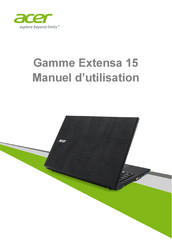 Acer Extensa 15 Serie Manuel D'utilisation