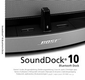 Bose SoundDock 10 Notice D'utilisation