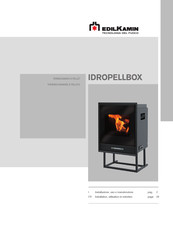 EdilKamin IDROPELLBOX Installation, Utilisation Et Entretien