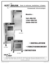 Alto-Shaam 2800-SK/III Installation/Fonctionnement/Entretien