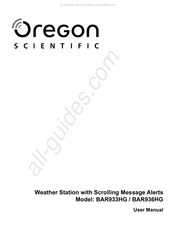 Oregon Scientific BAR936HG Mode D'emploi