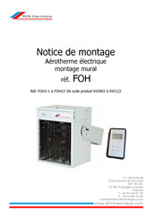 BHN Thermique FOH9-3N Notice De Montage