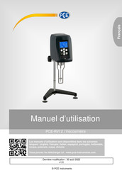 Pce Instruments PCE-RVI 2 Manuel D'utilisation