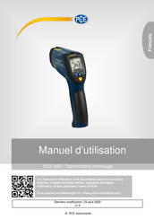 PCE Instruments PCE-893 Manuel D'utilisation