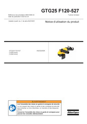 Atlas Copco GTG25 F120-527 Notice D'utilisation