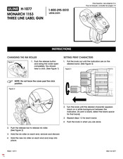 Uline H-1077 Instructions