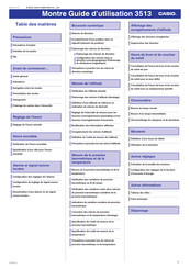 Casio 3513 Guide D'utilisation