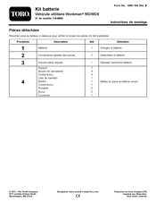 Toro Workman MD Instructions De Montage