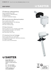 sauter EGQ110F931 Notice D'instruction