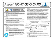 idi Aspect 100-4T G3 Guide Rapide