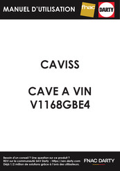 Caviss V1168GBE4 Notice D'utilisation