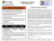 Horizon Global 76918 Instructions D'installation