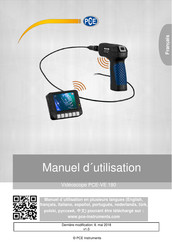 PCE Instruments PCE-VE 180 Manuel D'utilisation