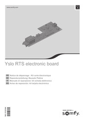 SOMFY Yslo RTS electronic board Notice
