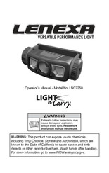 Light-N-Carry LENEXA LNC7250 Manuel De L'opérateur