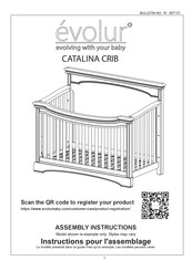 Evolur CATALINA CRIB Instructions Pour L'assemblage