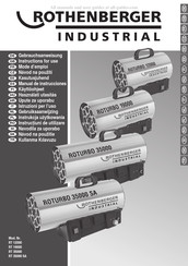 Rothenberger Industrial RT 35000 Mode D'emploi