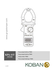 koban KPA-11T Manuel D'instructions