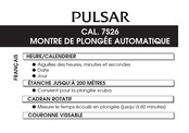 Pulsar 7S26 Mode D'emploi