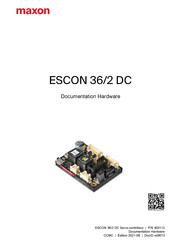 Maxon ESCON 36/2 DC Documentation Produit