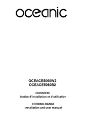 Oceanic OCEACE5060W2 Notice D'installation Et D'utilisation