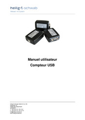 Heilig & Schwab USB-Counter 026-3 Manuel Utilisateur