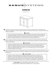 Sanus Systems CFAV34 Manuel D'utilisation