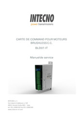 INTECNO BLD07-IT Manuel De Service