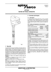 Spirax Sarco LP10-4 Mode D'emploi