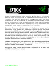 Razer Atrox Mode D'emploi