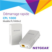 NETGEAR CPL 1000 PL1000v2 Démarrage Rapide