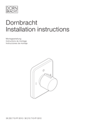 Dornbracht 36 200 710-FF 0010 Instructions De Montage