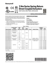 Honeywell MS3103 Instructions D'installation