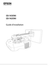 Epson EB-1430Wi Guide D'installation
