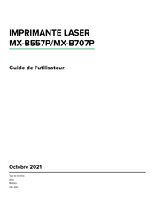 Sharp MX-B557P Guide De L'utilisateur