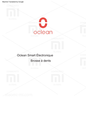 Oclean One Smart Sonic Manuel De L'utilisateur