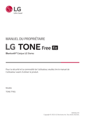 LG Tone Free fit Mode D'emploi