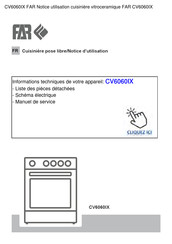 FAR CV6060IX Notice D'utilisation