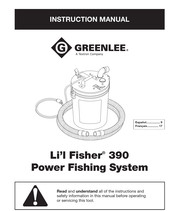 Textron GREENLEE Li'l Fisher 390 Manuel D'instructions