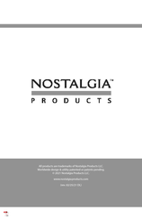 NOSTALGIA PRODUCTS RTOV2AQ Manuel D'instruction