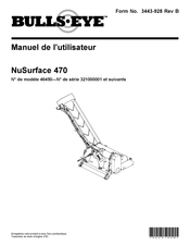 Toro BULLS-EYE NuSurface 470 Manuel De L'utilisateur