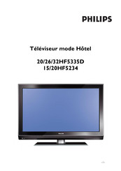 Philips 20HF5234 Mode D'emploi
