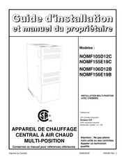 Dettson NOMF105D12C Guide D'installation Et Manuel Du Propriétaire