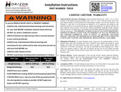 Horizon Global 76910 Instructions D'installation