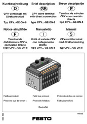 Festo CPV -GE-DN-8 Serie Notice Simplifiee