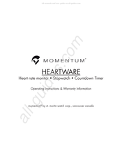 Momentum HEARTWARE Instructions D'utilisation