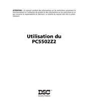 DSC PC5502Z2 Utilisation